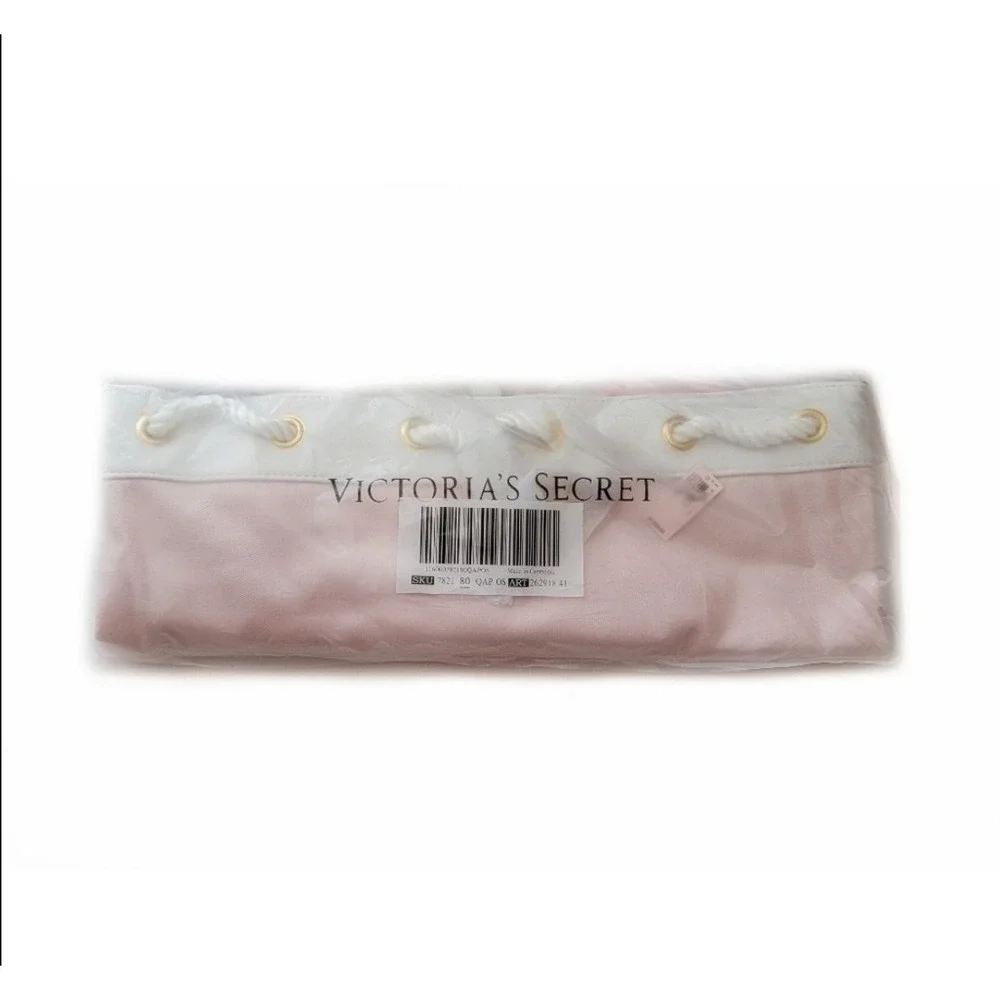 VICTORIA'S SECRET Striped Cinch Backpack or Sling Bag - MSRP $58 - NEW NWT - Picture 2 of 4